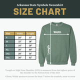 Arkansas State Symbols Sweatshirt
