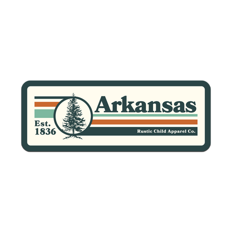 Throwback Arkansas Sticker