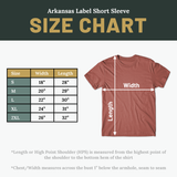 Arkansas Label Tee