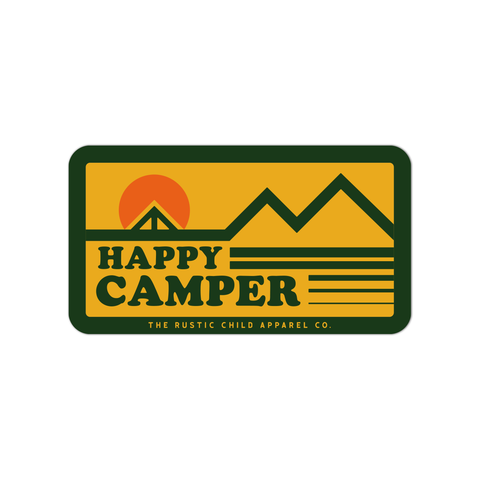 Happy Camper Sticker