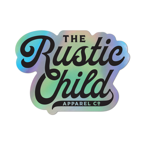 Rustic Child Logo Sticker