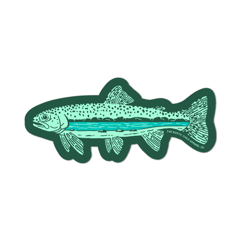 River Trout Sticker