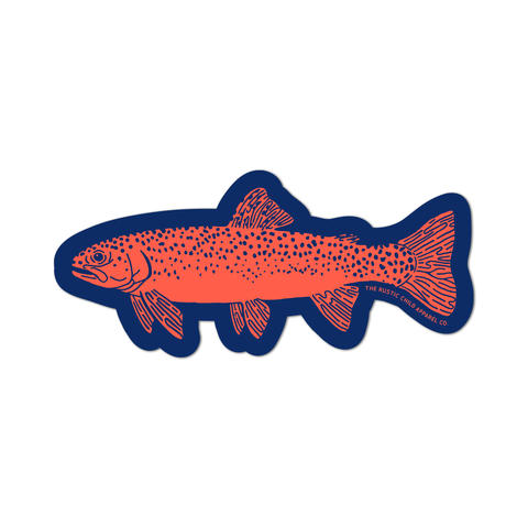 Trout Sticker